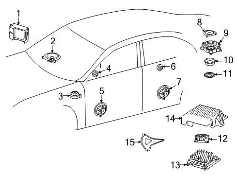 2020 Mercedes-Benz A35 AMG Sound System Diagram