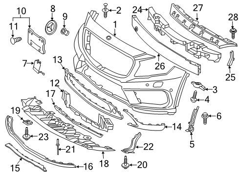 Energy Absorber Diagram for 156-885-04-37