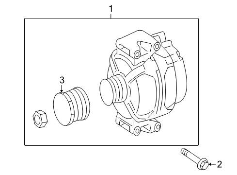 2011 Mercedes-Benz E550 Alternator