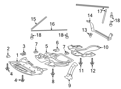 Front Deflector Diagram for 230-524-16-30