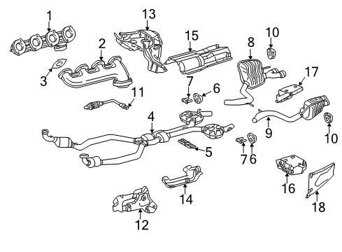 Muffler & Pipe Diagram for 230-490-06-21