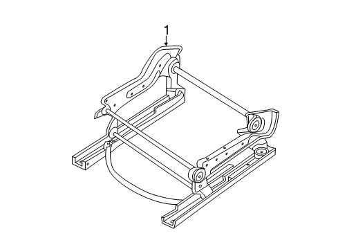 SEAT FRAMEWORK Diagram for 000-910-03-82