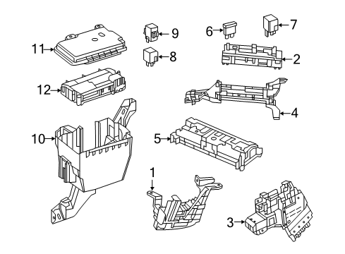 2013 Mercedes-Benz ML550 Fuse & Relay Diagram