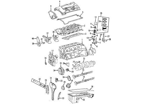 Oil Pan Diagram for 111-010-10-13