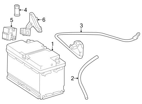 2024 Mercedes-Benz EQE 350+ Battery Diagram 1