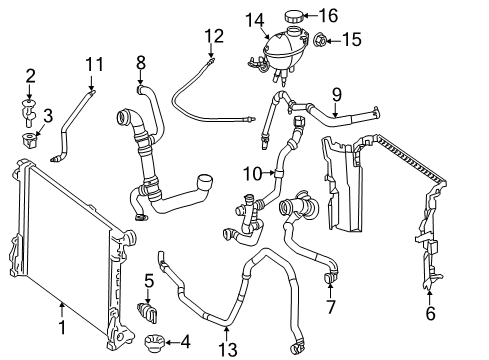 Reservoir Hose Diagram for 231-500-01-75