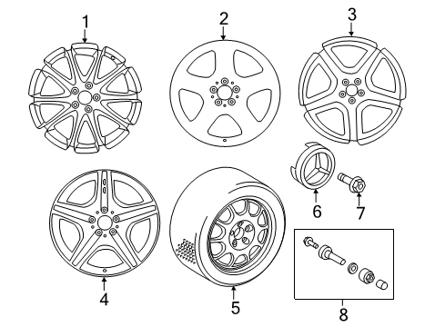 Wheel, Alloy Diagram for 6-6-03-1189