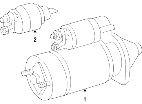 2020 Mercedes-Benz C63 AMG Starter, Charging Diagram 1