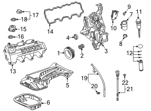 1998 Mercedes-Benz ML320 Filters Diagram 2