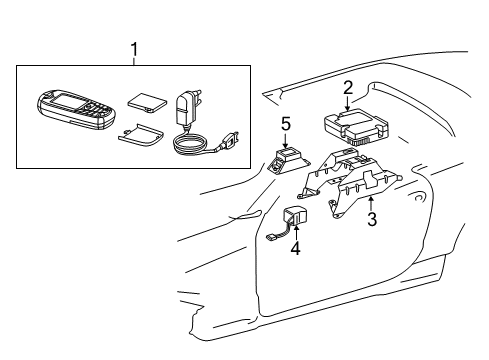 2011 Mercedes-Benz SL65 AMG Electrical Components Diagram 4