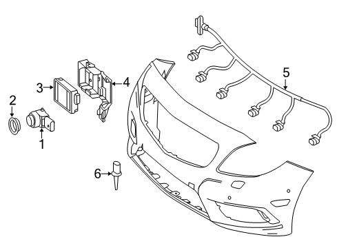 2019 Mercedes-Benz CLA250 Automatic Temperature Controls Diagram 2