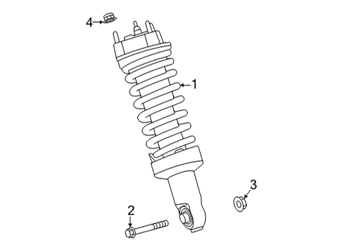 2016 Mercedes-Benz AMG GT S Shocks & Components - Rear Diagram