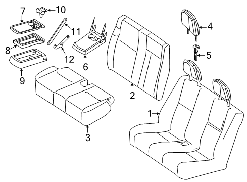 2010 Mercedes-Benz Sprinter 2500 Front Seat Components