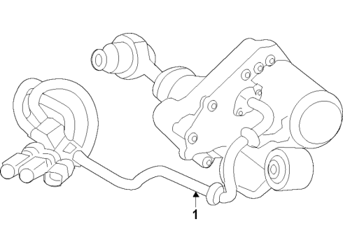 2023 Mercedes-Benz AMG GT 63 S Steering Column & Wheel, Steering Gear & Linkage Diagram 3