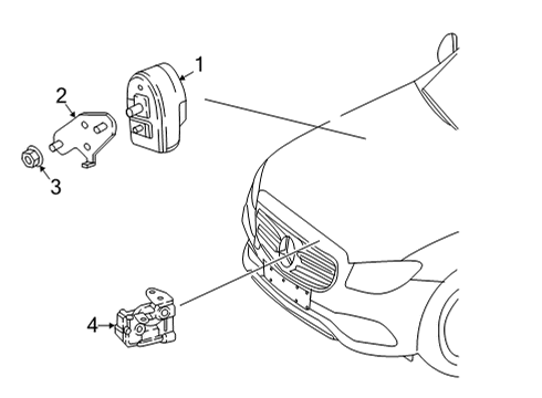 2021 Mercedes-Benz E450 Alarm System Diagram 2