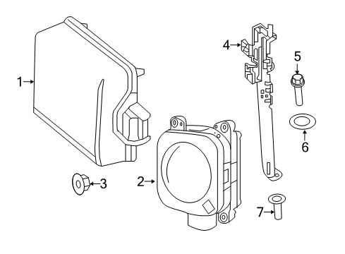 2018 Mercedes-Benz GLE550e Cruise Control System, Electrical Diagram