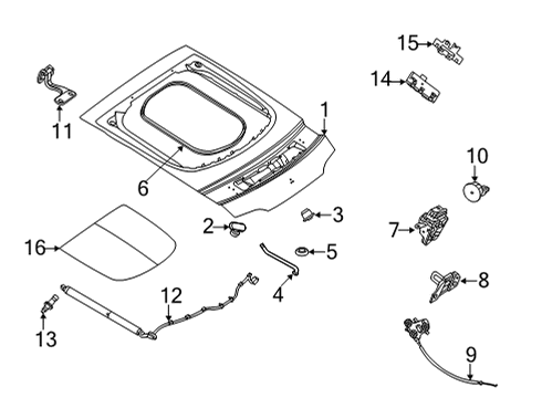 Lift Cylinder Diagram for 290-890-01-00