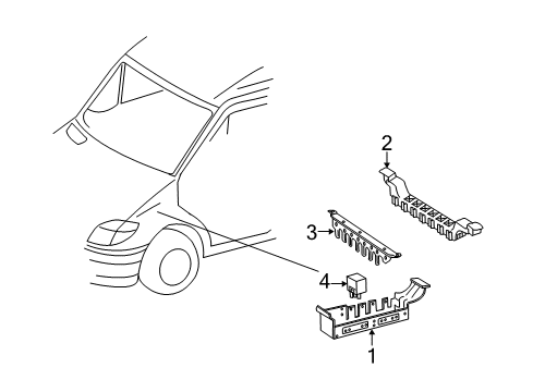 2012 Mercedes-Benz Sprinter 3500 Fuse & Relay Diagram 1