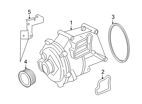 2007 Mercedes-Benz SL65 AMG Alternator Diagram 2