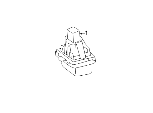 2012 Mercedes-Benz CLS63 AMG License Lamps Diagram