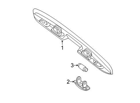 2012 Mercedes-Benz R350 License Lamps