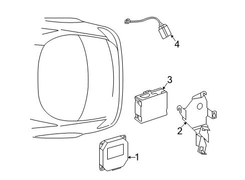 2011 Mercedes-Benz CL63 AMG Electrical Components Diagram 5