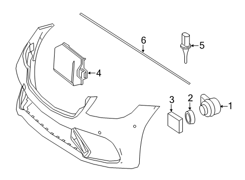 2020 Mercedes-Benz S560 Parking Aid Diagram 14