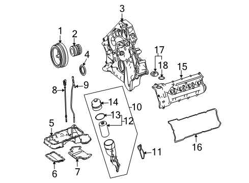 2007 Mercedes-Benz E63 AMG Filters Diagram 2