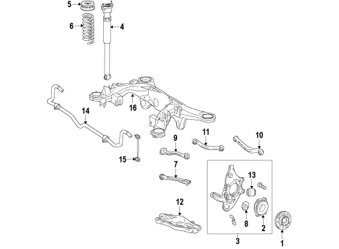 Shock Absorber Diagram for 204-320-29-30