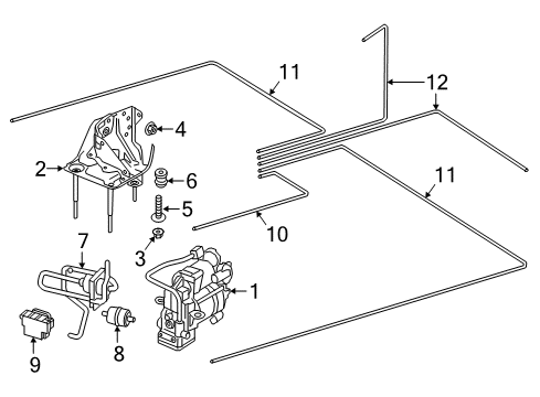 2017 Mercedes-Benz S550 Auto Leveling Components