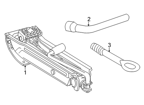 2020 Mercedes-Benz AMG GT C Jack & Components Diagram 2