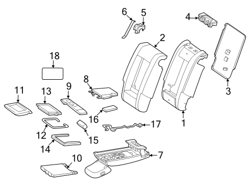 Armrest Diagram for 297-890-08-00-8T99