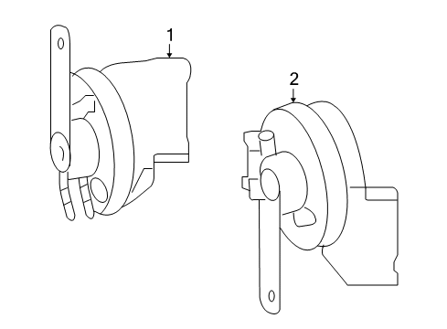 2008 Mercedes-Benz R320 Horn