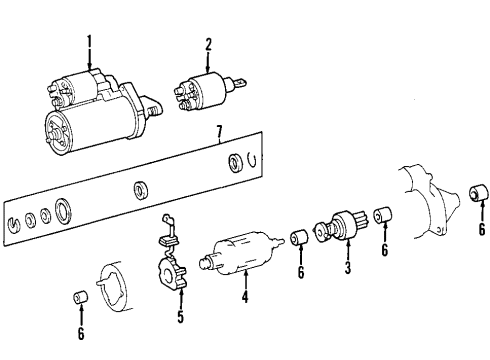 2007 Mercedes-Benz GL320 Starter, Charging Diagram