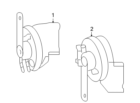 2010 Mercedes-Benz ML550 Horn Diagram