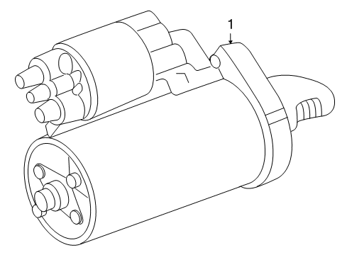 2015 Mercedes-Benz GLK250 Starter, Electrical Diagram