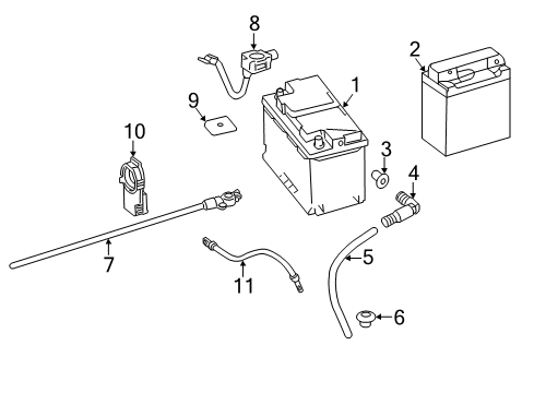 2014 Mercedes-Benz CLS63 AMG S Battery Diagram