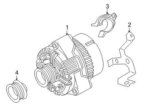 2000 Mercedes-Benz S430 Alternator