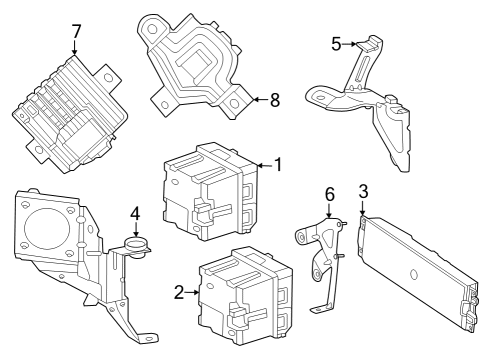 2023 Mercedes-Benz EQE 350+ Electrical Components