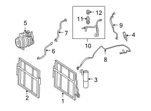 2008 Mercedes-Benz CL600 Air Conditioner Diagram 1