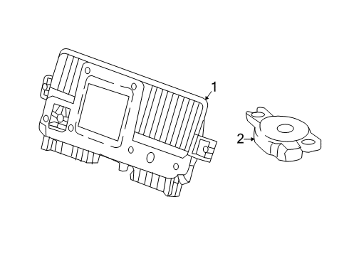 2019 Mercedes-Benz CLS450 Parking Aid Diagram 1