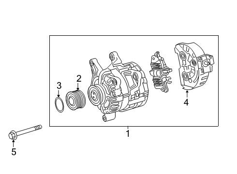 2019 Mercedes-Benz A220 Alternator Diagram 2