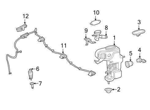 2022 Mercedes-Benz SL63 AMG Wipers  Diagram 2