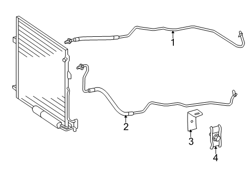 2006 Mercedes-Benz R500 Trans Oil Cooler