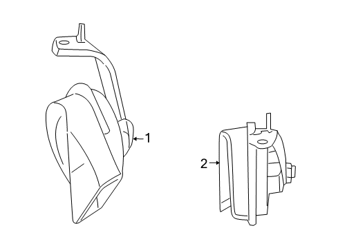 2009 Mercedes-Benz CL550 Horn Diagram