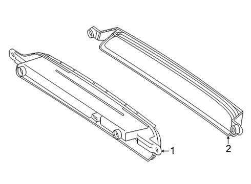 2021 Mercedes-Benz AMG GT Backup Lamps Diagram