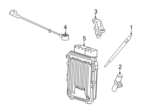 2013 Mercedes-Benz GLK250 Ignition System Diagram