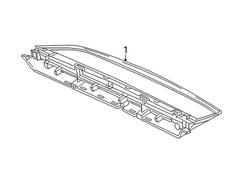 2023 Mercedes-Benz EQS 450+ High Mount Lamps Diagram