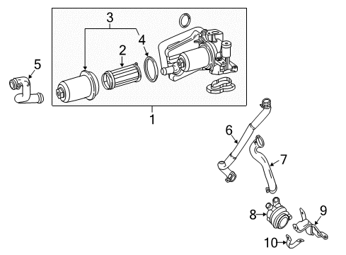 Filter Housing Seal Diagram for 022-997-80-45