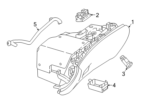 2021 Mercedes-Benz E53 AMG Glove Box Diagram 1